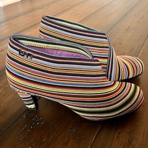 United Nude Multicolored Heeled Boots Playful and Chic